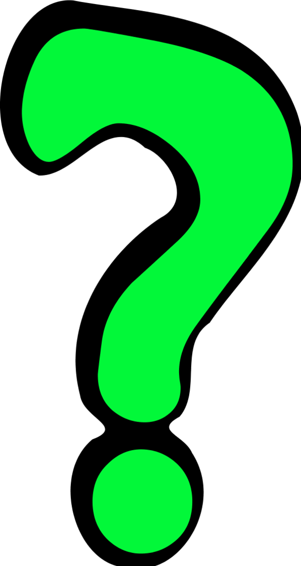 Green Question Mark Icon - Visual Symbol of Inquiry and Curiosity