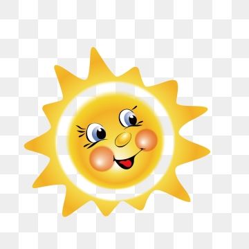 Happy Sun Clipart - Free Download for Kids’ Content & Educational Materials