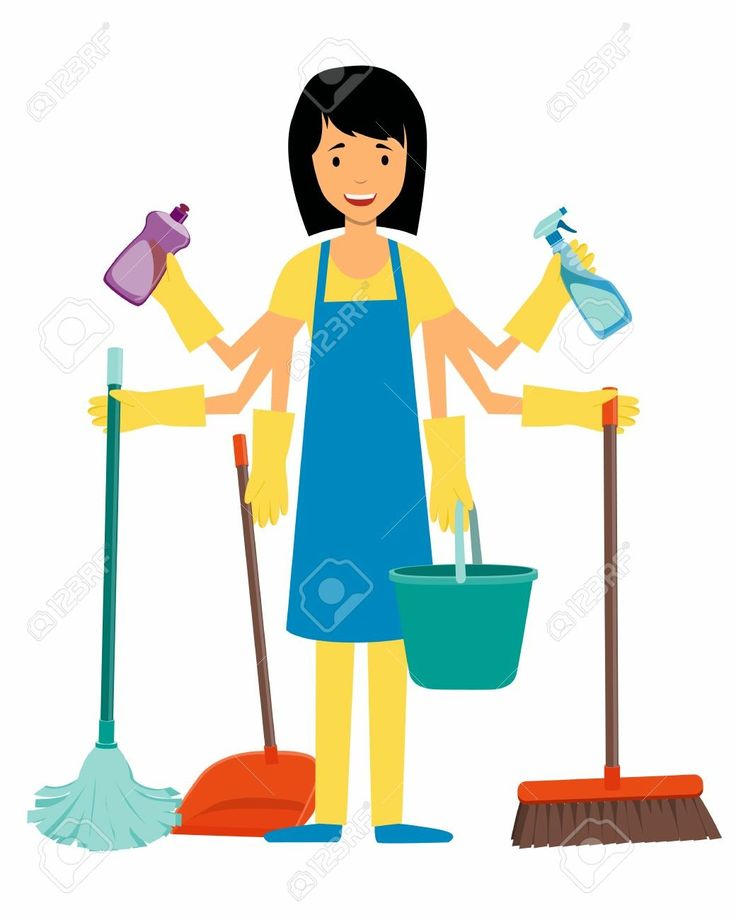 mom cleanings - Clip Art Library