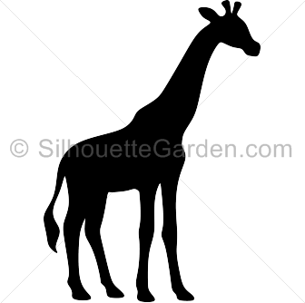 Giraffe Silhouette Clipart - Free Download | SilhouetteGarden