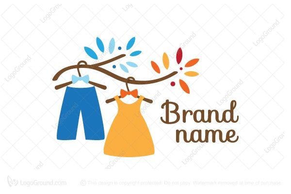 Kids Clothing Brand Logo - Nature-Inspired Design for童装 Businesses