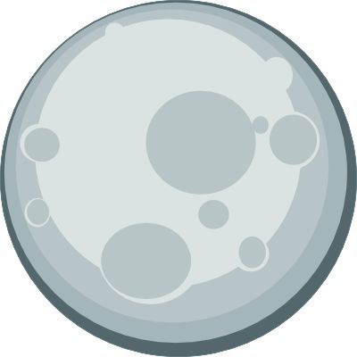 Moon Illustration - Free Vector Graphic for Education and Design