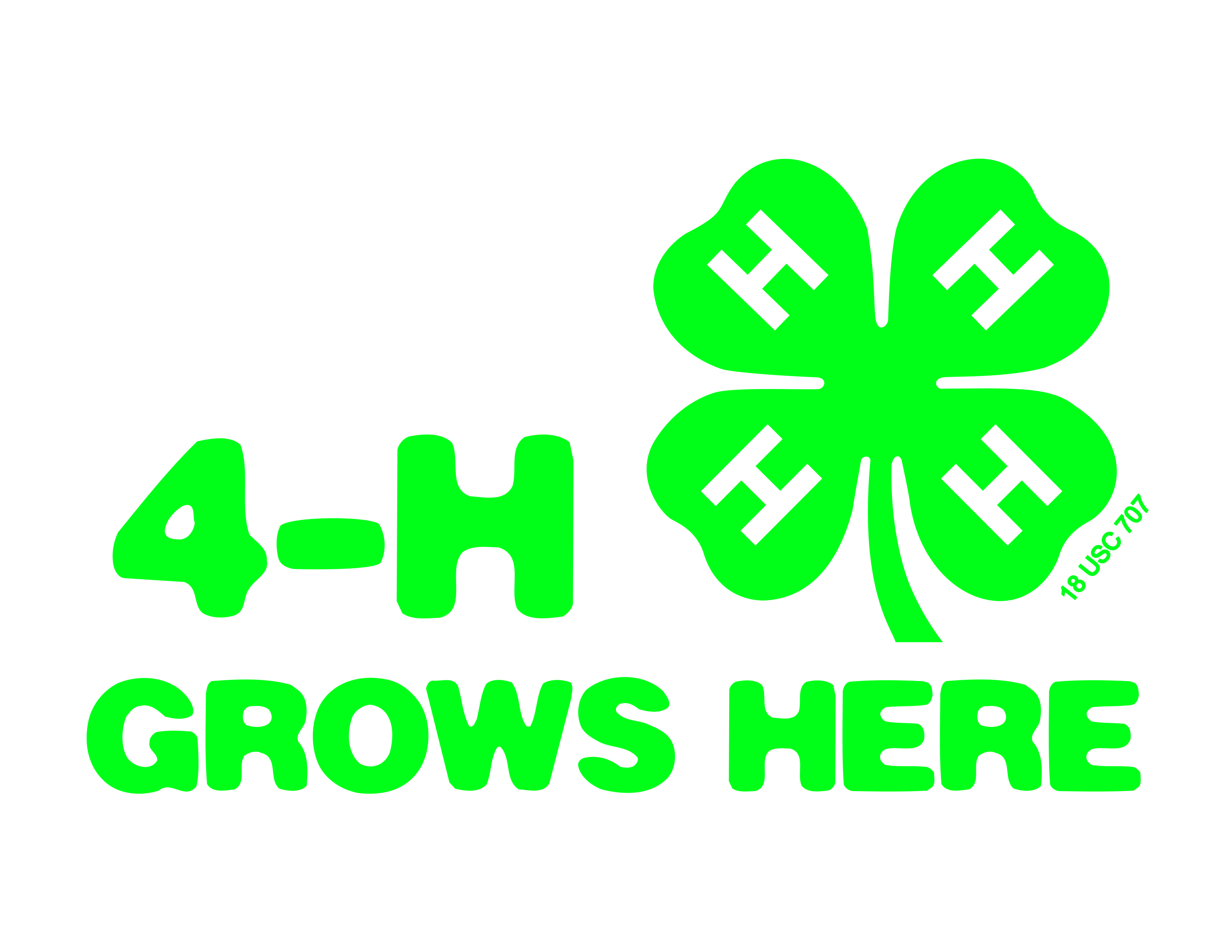 4 - 4 H Logo White Transparent PNG - 938x971 - Free Download on - Clip ...