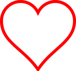 Red Heart Outline Icon - Love, Favorites & UI Symbol