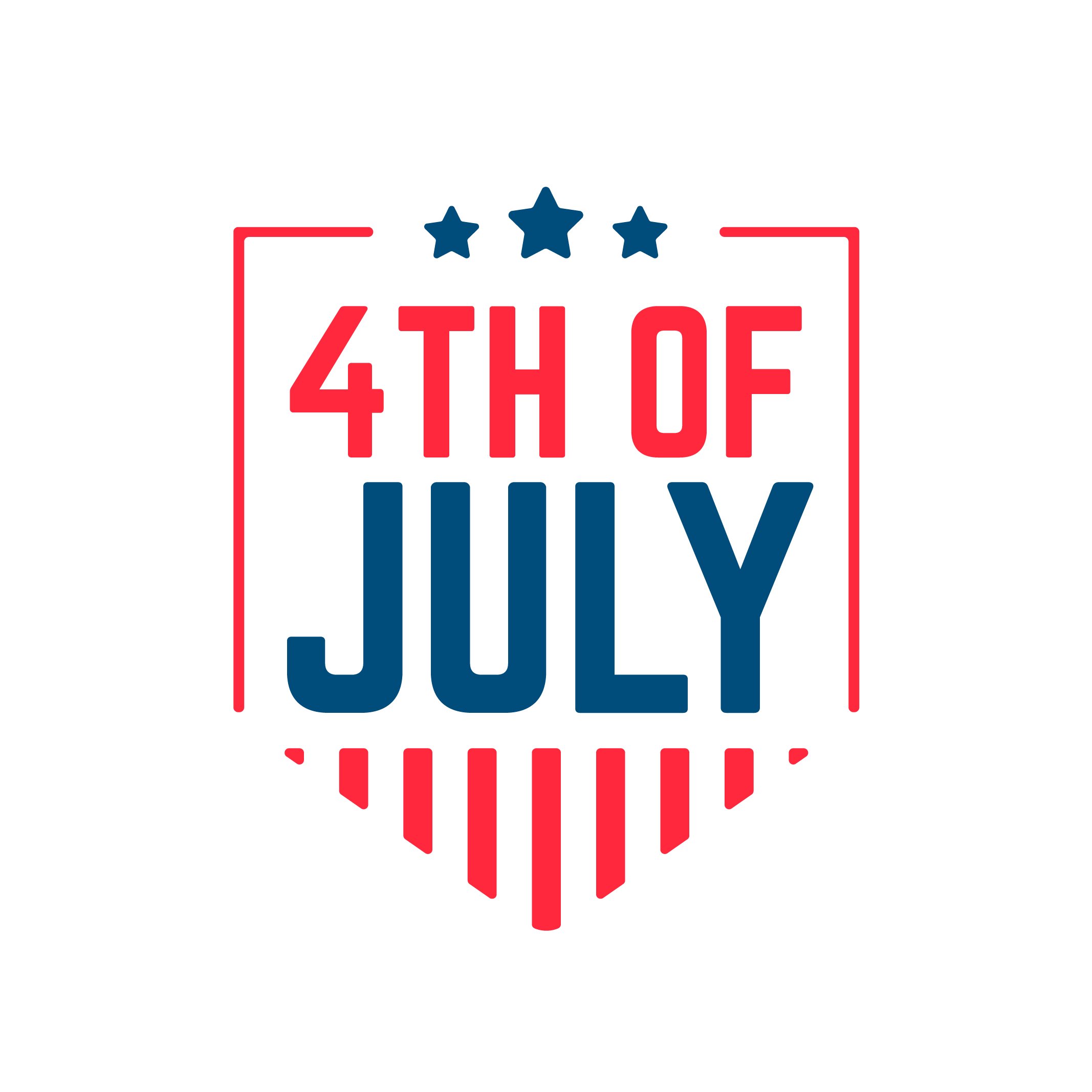 Grab This Free Clip Art And Celebrate This 4th Of July - 4th Of - Clip ...