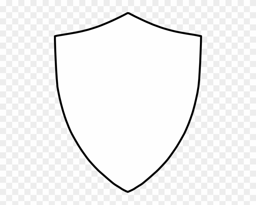 Simple black outline of a classic shield shape on transparent background.