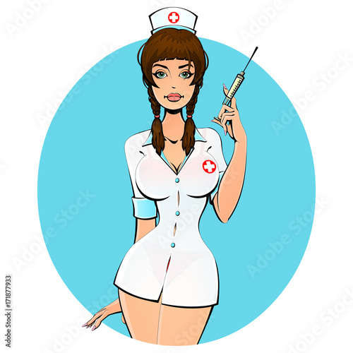 Sexy Nurses Clip Art Library 6021