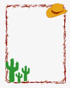 Cowboy Border Clip Art Page Border And Vector Graphics Wild West | My ...