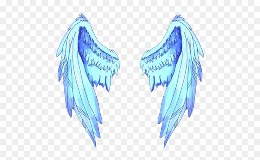 Watercolor Blue Angel Wings Clipart. 7 PNG Angel Wings - Clipart ...