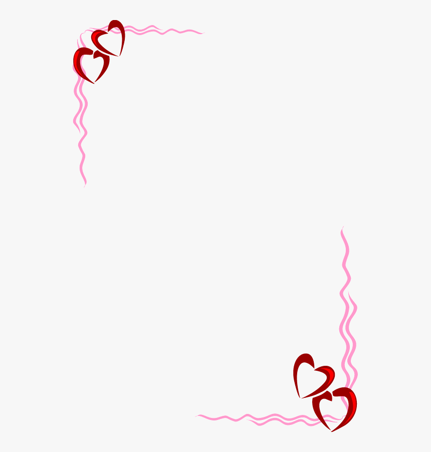 Heart Page Border Clipart - Hearts Clip Art Border PNG Image - Clip Art ...