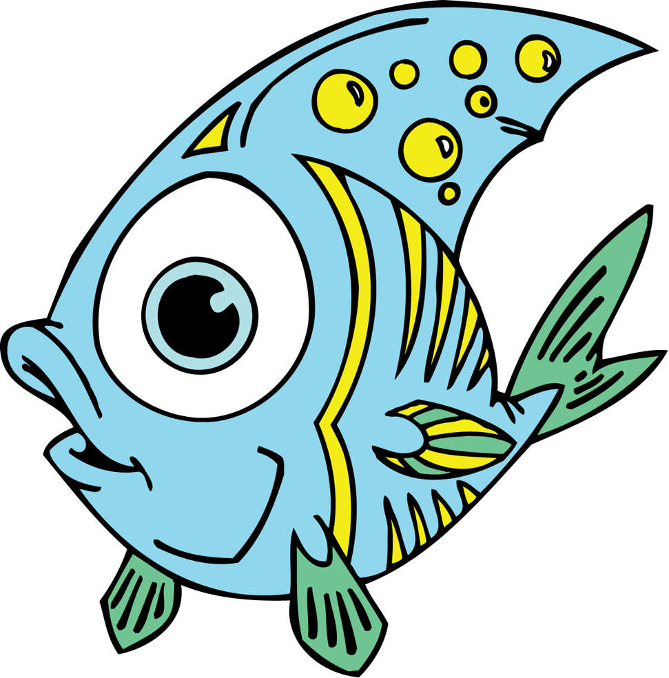 funny fish clip art