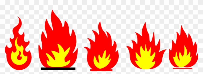Flame Icon Set - Vector Fire Symbols for Web and Design