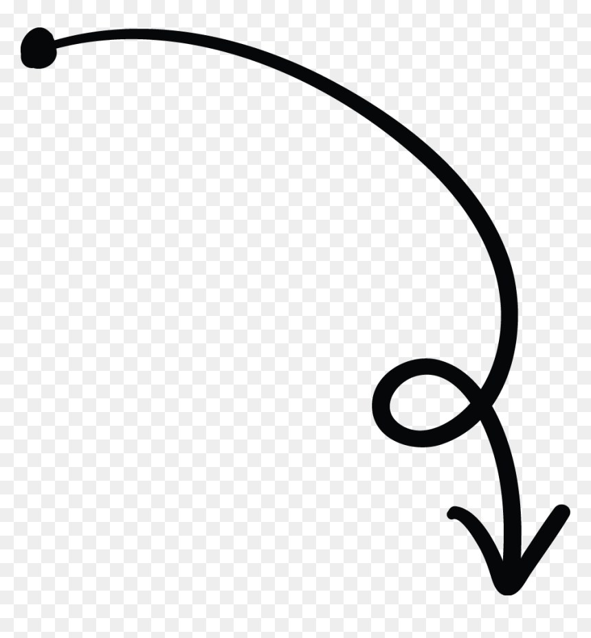 Doodle arrow thin line on transparent PNG - Similar PNG