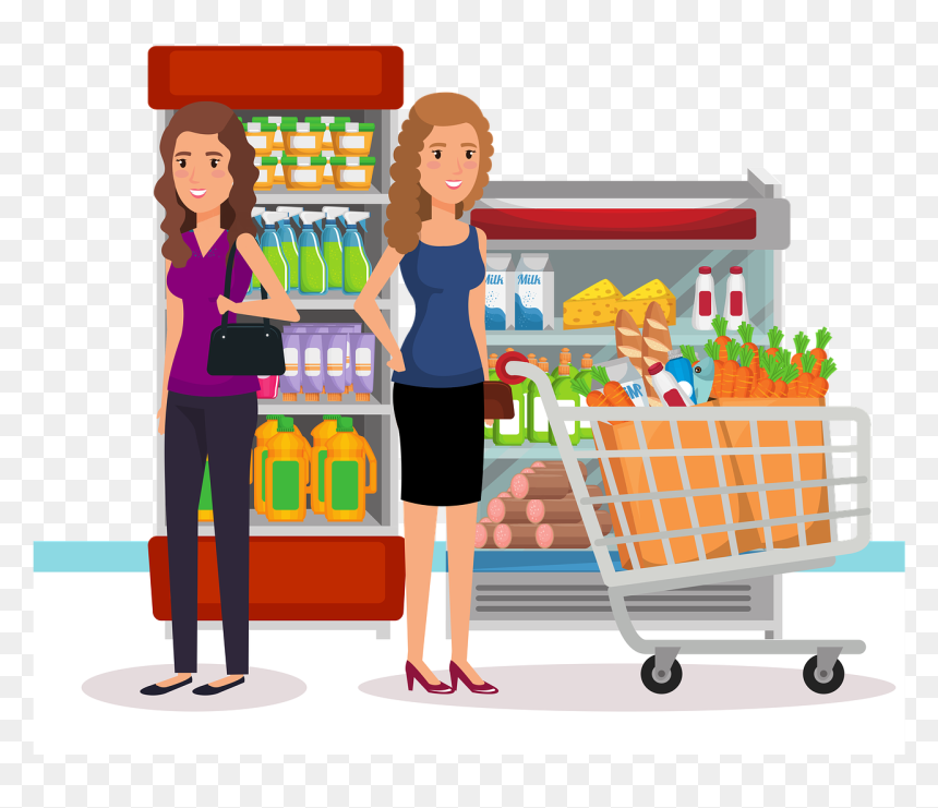 10 Grocery shopping clipart ideas | shopping clipart, grocery shop ...