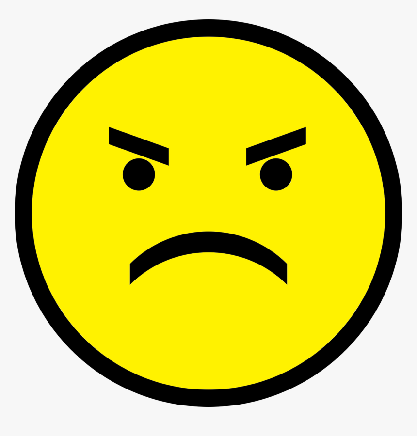 angry frown clip art