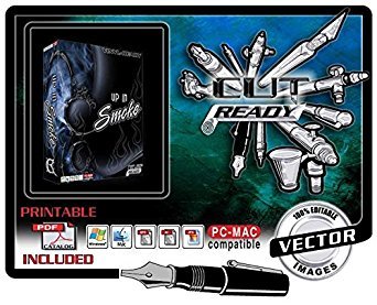 Cut Ready Vector Design Pack - Up in Smoke | Printable & Editable