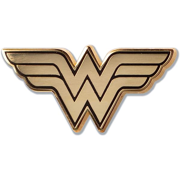 Wonder Woman Logo Pin - Official DC Comics Collectible Badge