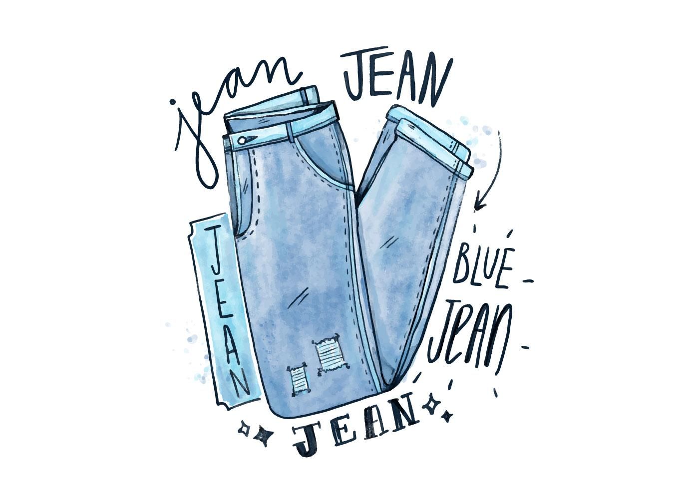 blue jeans - Clip Art Library