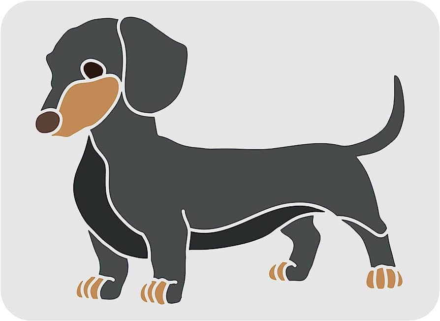 Dachshund Illustration - Clean Vector Art for Pet Lovers & Designers