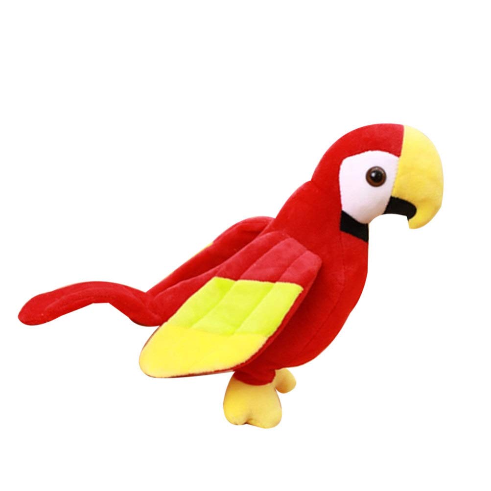 Adorable Red Parrot Plush Toy - Soft Stuffed Animal for Kids & Collectors