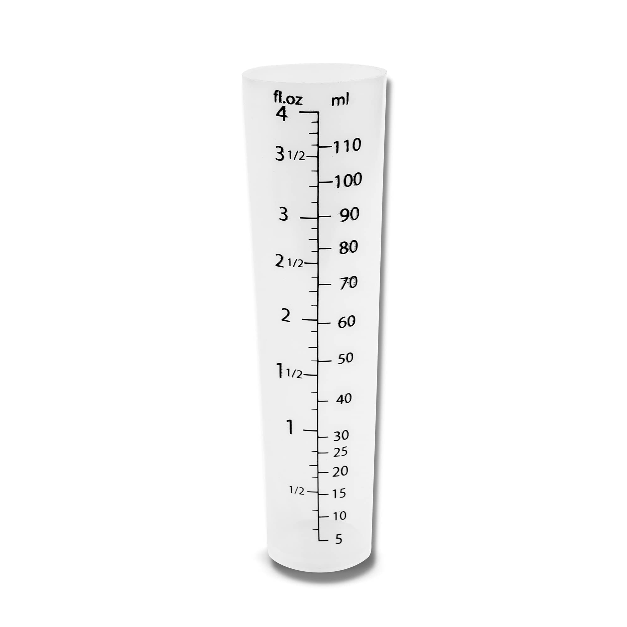 A student uses a measuring cylinder to measure the volume of some water.  The diagram showspart of the measuring cylinder. The and bottom of the  meniscus are labelled.What is the volume of