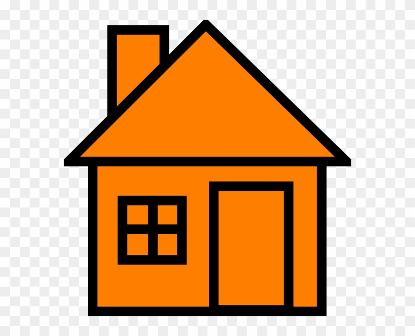 Orange House Icon - Free Vector Graphic for Web & Design