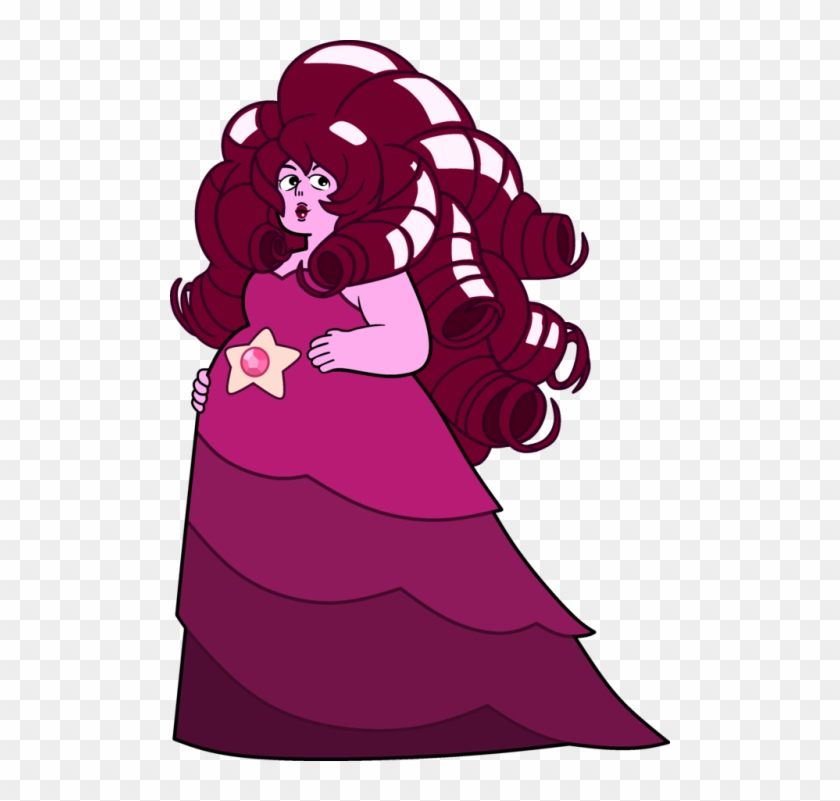 Pregnant Garnet Character from Steven Universe - Fan Art Illustration