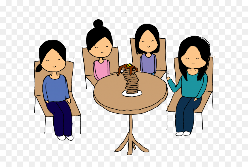 4 sisters clipart