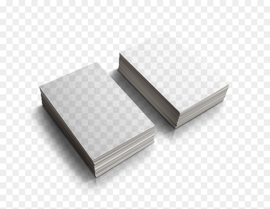 Blank Business Card Mockup - High-Resolution PNG for Branding & Design