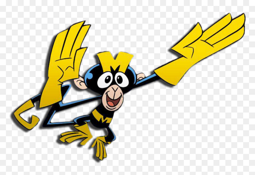 Monkey Superhero Character - Dynamic Cartoon Illustration