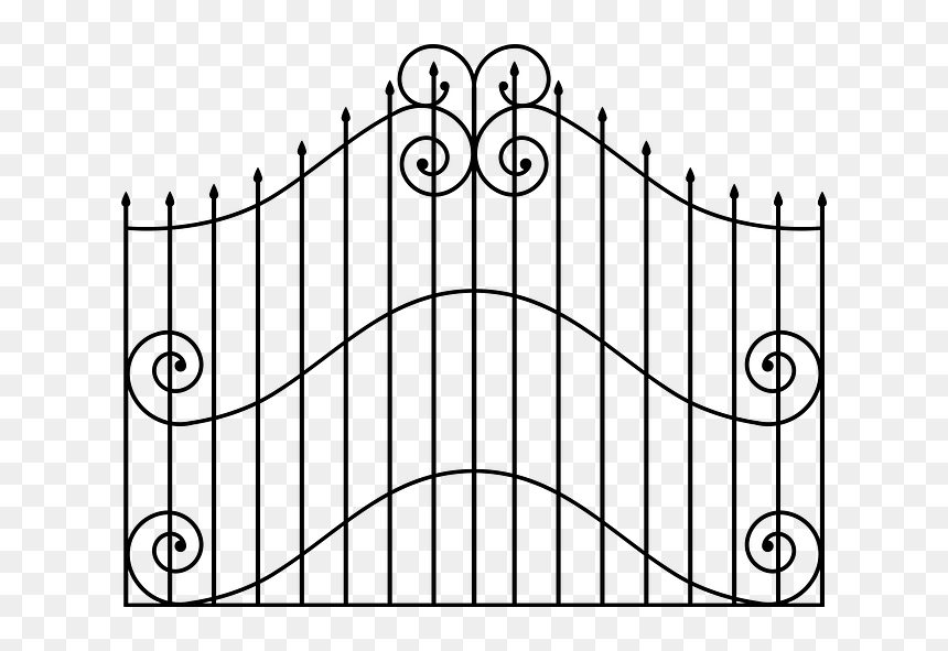 wrought iron gates - Clip Art Library - Clip Art Library