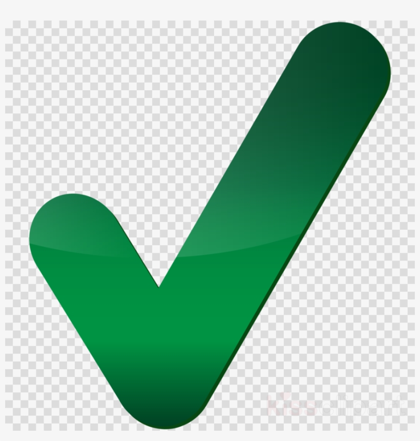 Check Mark Green  Great PowerPoint ClipArt for Presentations 