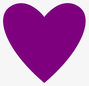 Purple Heart Icon - Symbol of Love and Compassion