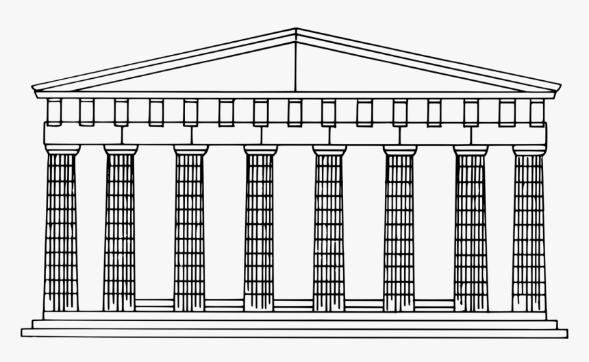 Classical Greek Temple Architecture - Doric Order Illustration