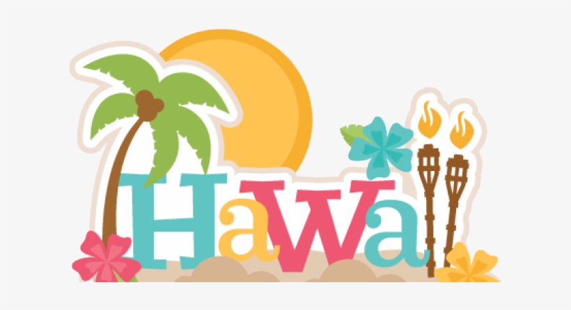 Hawaii Vacation Clipart - Tropical Design for Travel & Events