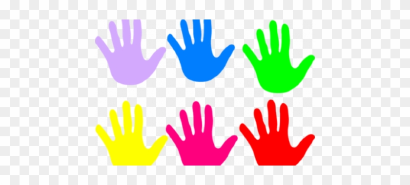 Preschool Hands Cliparts - Light Blue Hand Print - Free - Clip Art Library