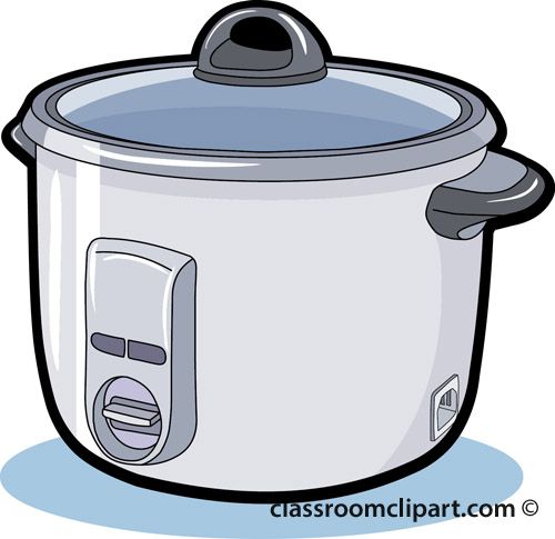 White electric rice cooker with transparent lid, control panel, and side handle.