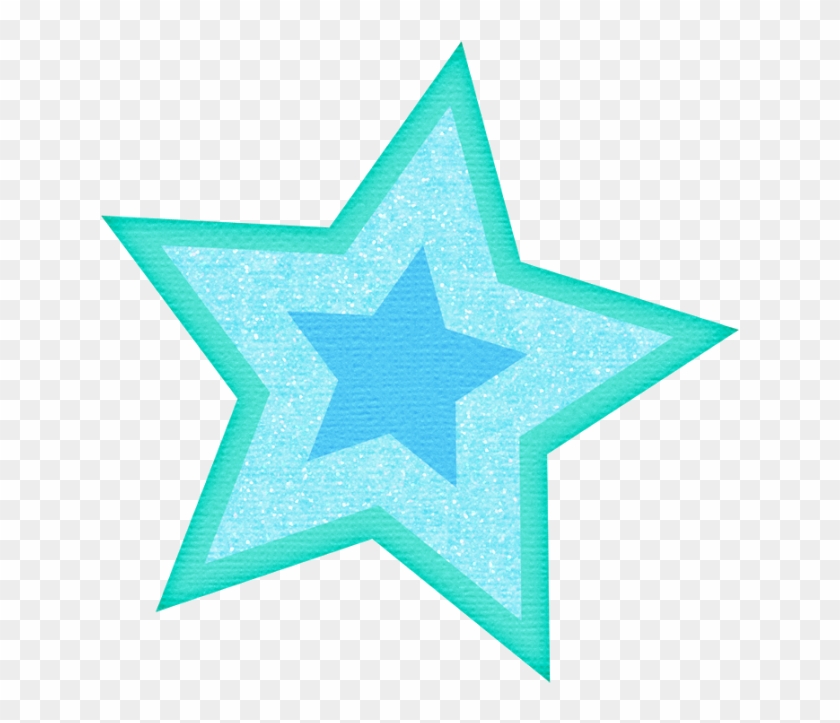 Sparkling Teal Star Clipart - Free PNG Download for Creative Projects