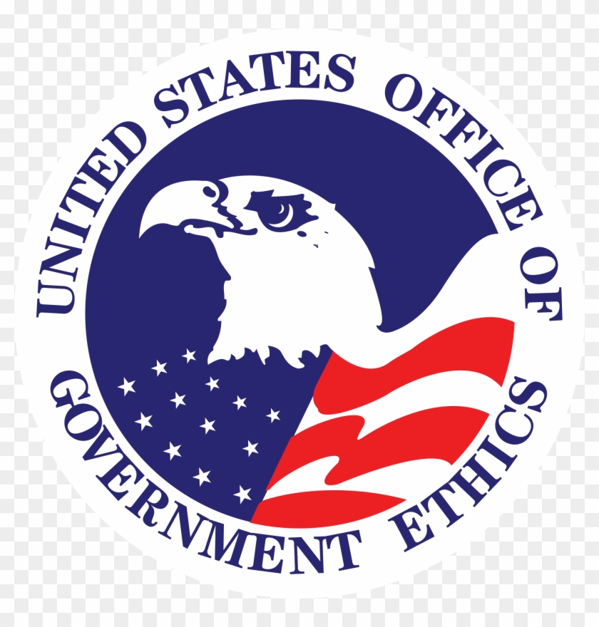 Official seal of the United States Office of Government Ethics featuring a bald eagle, stars, and stripes.