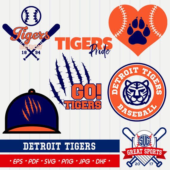Detroit Tigers Free Png Image Detroit Tigers Paws Clipart Clip Art