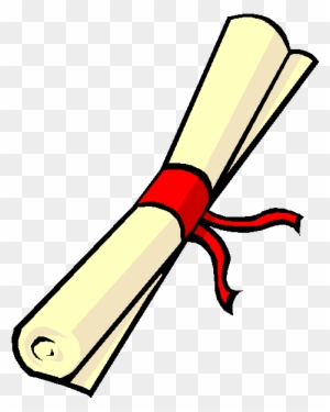 Graduation Diploma Illustration - Symbol of Academic Achievement