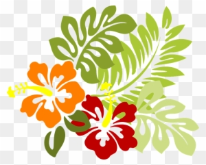 Tropical Hibiscus Floral Clipart - Free PNG Download for Design Projects