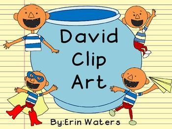 David Clip Art by Erin Waters - Free Educational Illustrations