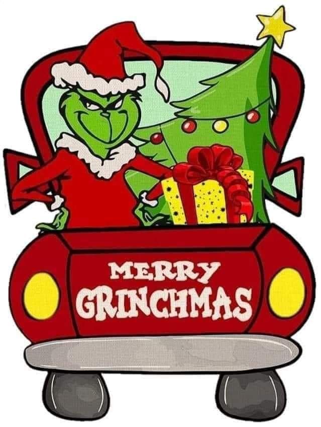 Merry Grinchmas - Festive Grinch Cartoon Image for Holiday Cheer