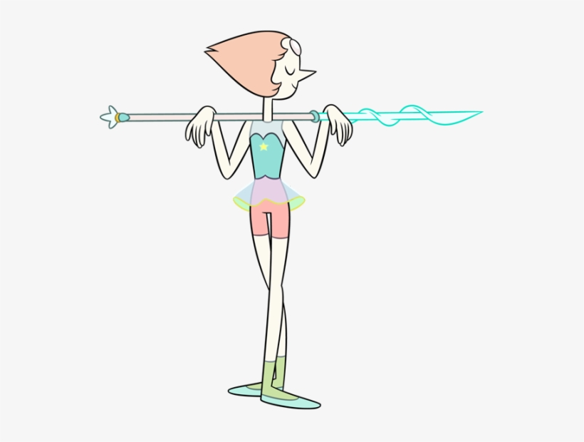 Pearl Character Art - Steven Universe Spear Pose