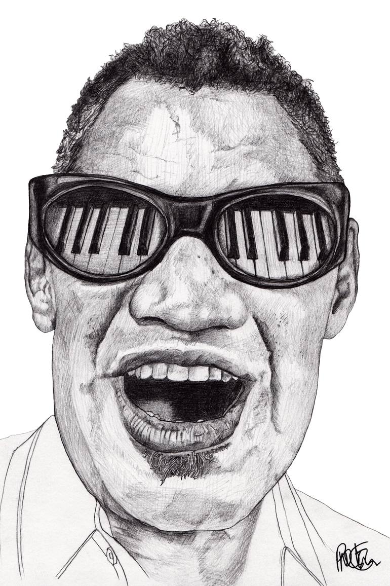 easy ray charles drawings - Clip Art Library - Clip Art Library