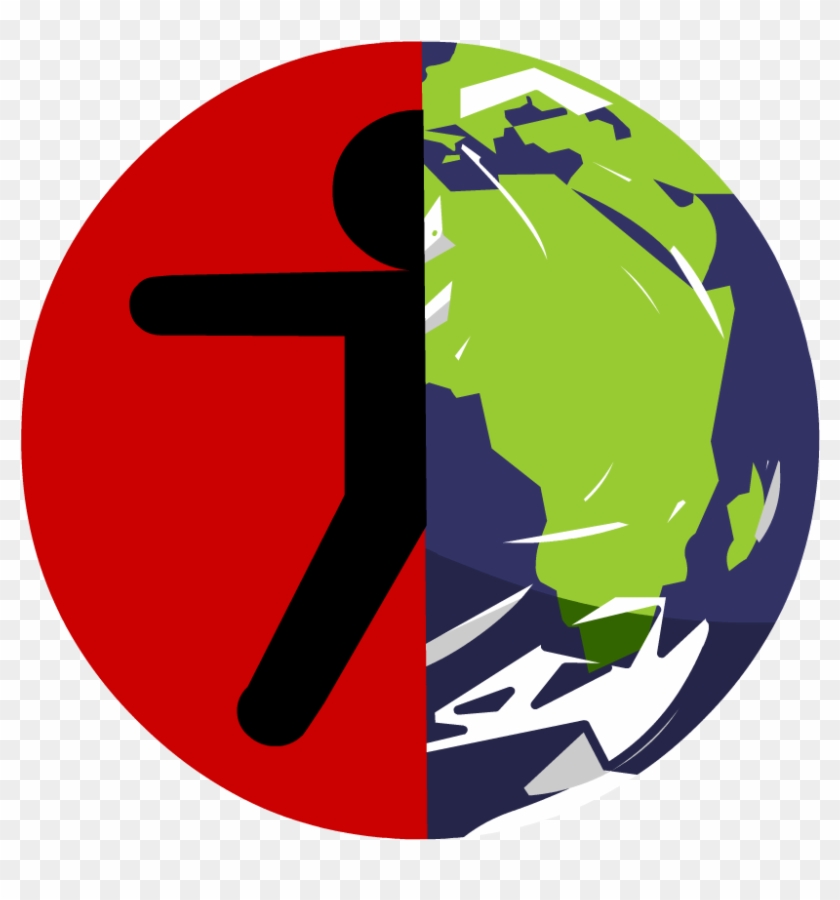 Human and Planet Balance - Environmental Awareness Logo