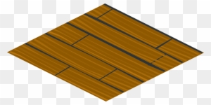 Wooden Floor Panel - Isometric Design for Interior Visualization