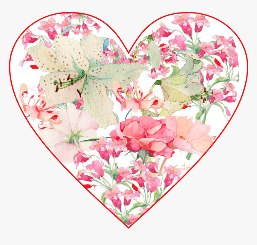 Heart Clipart Heart Flower Designs Heart Of Flowers Heart Of - Clip Art ...