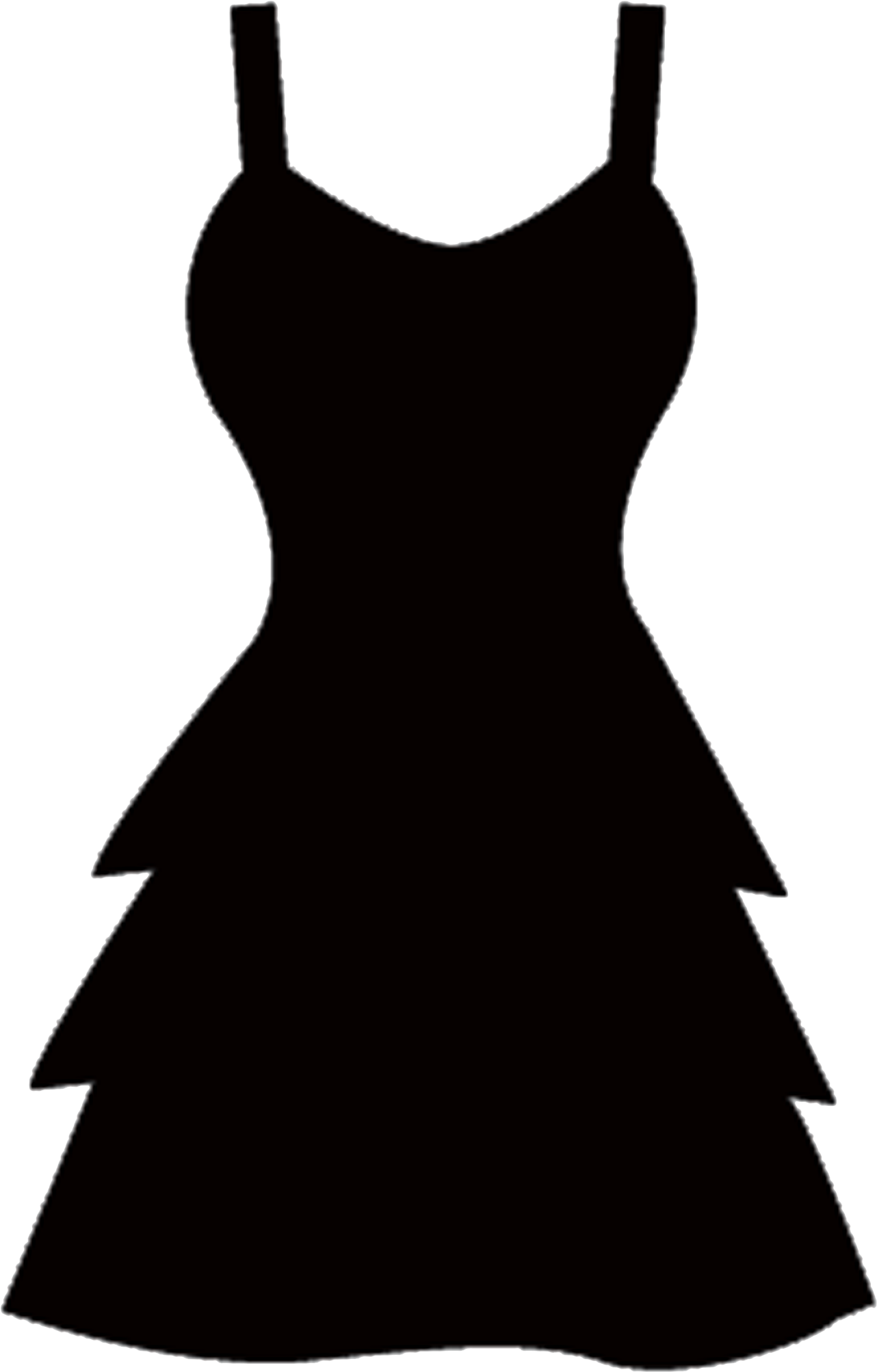 Plus Size Little Black Dress Clip Art At Vector Clip Clip